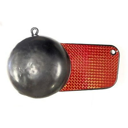 Cannon Downrigger Replacement Parts - MarineNow Coated Pancake Downrigger Canon Ball Weight 12 lb with Fin