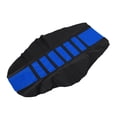 thumbnail image 1 of Motocicleta Motocross Asiento Cubierta Anti Deslizante Asiento Cojín Azul Negro, 1 of 8