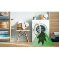 thumbnail image 2 of Ahgly Company Machine Washable Indoor Rectangle Transitional Green Area Rugs, 4' x 6', 2 of 7