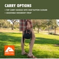 thumbnail image 5 of Ozark Trail 3L Unisex Adult/Teen Dual Carry Polyester Crossbody Bag, Black, 5 of 15