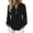 Black, variant on Long Sleeve Shirts for Women V Neck Button Down Fashion Lace Tops Fall Trendy Dressy Office Work Blouses