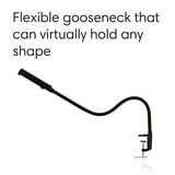 Reliable UberLight Flex 3200TL LED Task Light with Clamp, Black ...