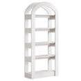 thumbnail image 4 of Fnova 5-Tier Arch-Shaped Storage Shelf Unit, Modern Open Display with Anti-Tip Kit for Living Room Bedroom Home Office, 4 of 11