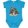 thumbnail image 3 of Inktastic Squirrel Superhero Landing with Acorns Boys or Girls Baby Bodysuit, 3 of 5