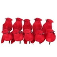 thumbnail image 2 of Foam Bird, Simulated Bird, Artificial Bird Red for Garden Flower Arrangement, 2 of 8