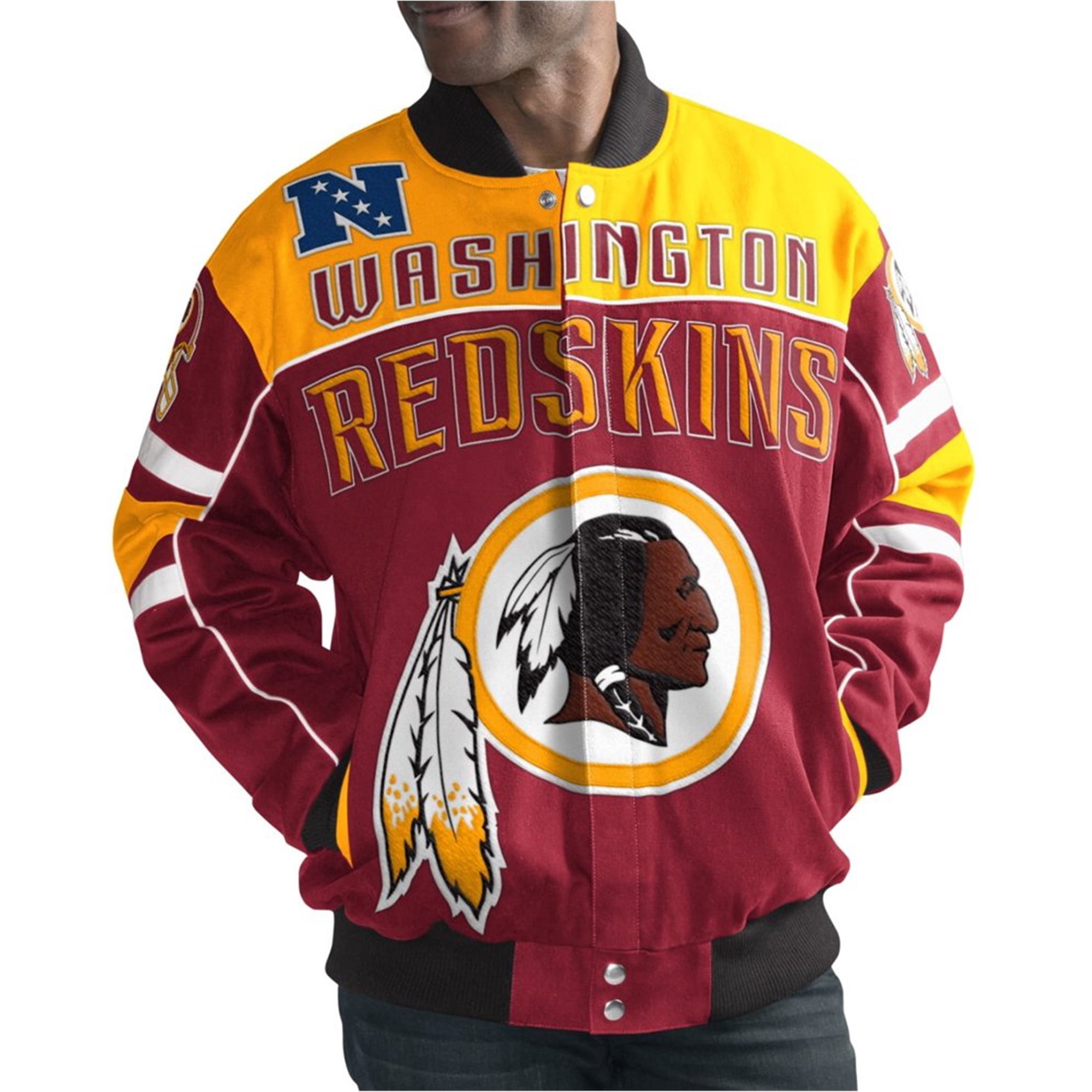 NFL Washington Redskins Varsity chamarra para hombre, rojo