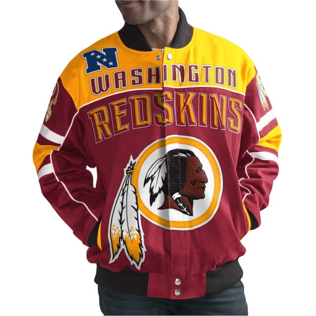 NFL Washington Redskins Varsity chamarra para hombre, rojo, mediano