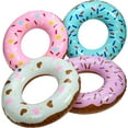 thumbnail image 5 of Playbees Sprinkle Donut Pool Floats - 4 Pack - Inflatable Floaties for Kids & Adults - Fun Summer Water Toy for Pool Parties and Decorations, 5 of 5
