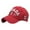 Red, variant on Sky Blue Baseball Cap Adjustable Size Polyester,Cotton Adjustable Original Classic Low Profile Cotton Hat Unconstructed Plain Cap Men Women One Size