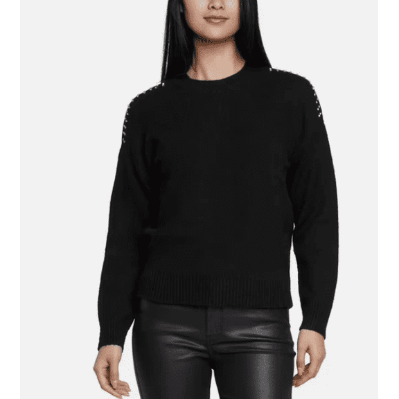 Express Women's Embellished Sweater Size Small Black