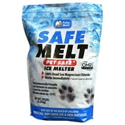 Safe Melt Pet Friendly Ice and Snow Melter, Fast Acting 100% Pure Magnesium Chloride Formula, 10lb
