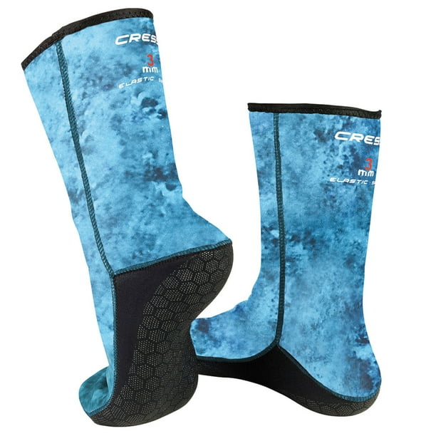 Calcetin CRESSI Hunter Camu Azul Unisex Neopreno 3 mm L