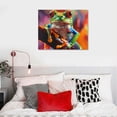 thumbnail image 5 of Orinice Frog with Red Eyes Fine Art Aesthetic Poster & Print Wall Painting for Classroom Kitchen Office Farmhouse Bathroom Room Decor Pictures Wall Art Painting Wall Decor for Bathroom Canvas, 5 of 6