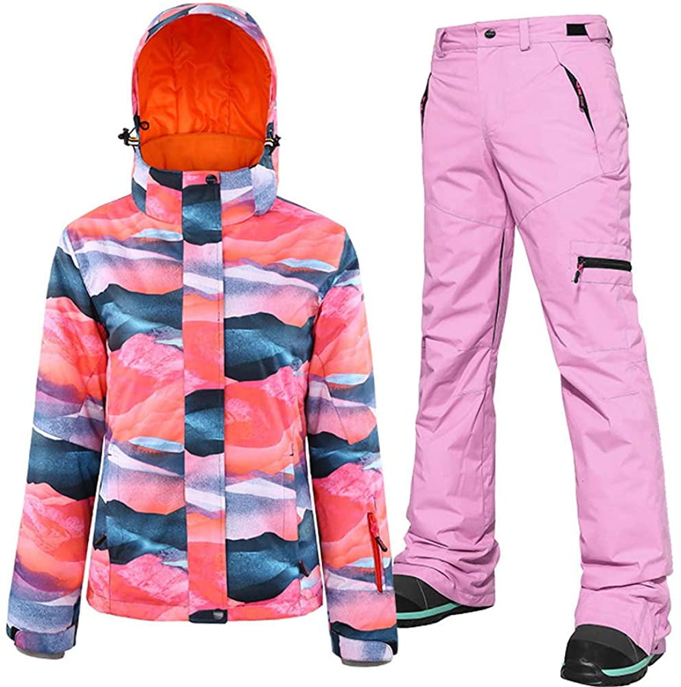 Women Waterproof Snowboard Jacket 