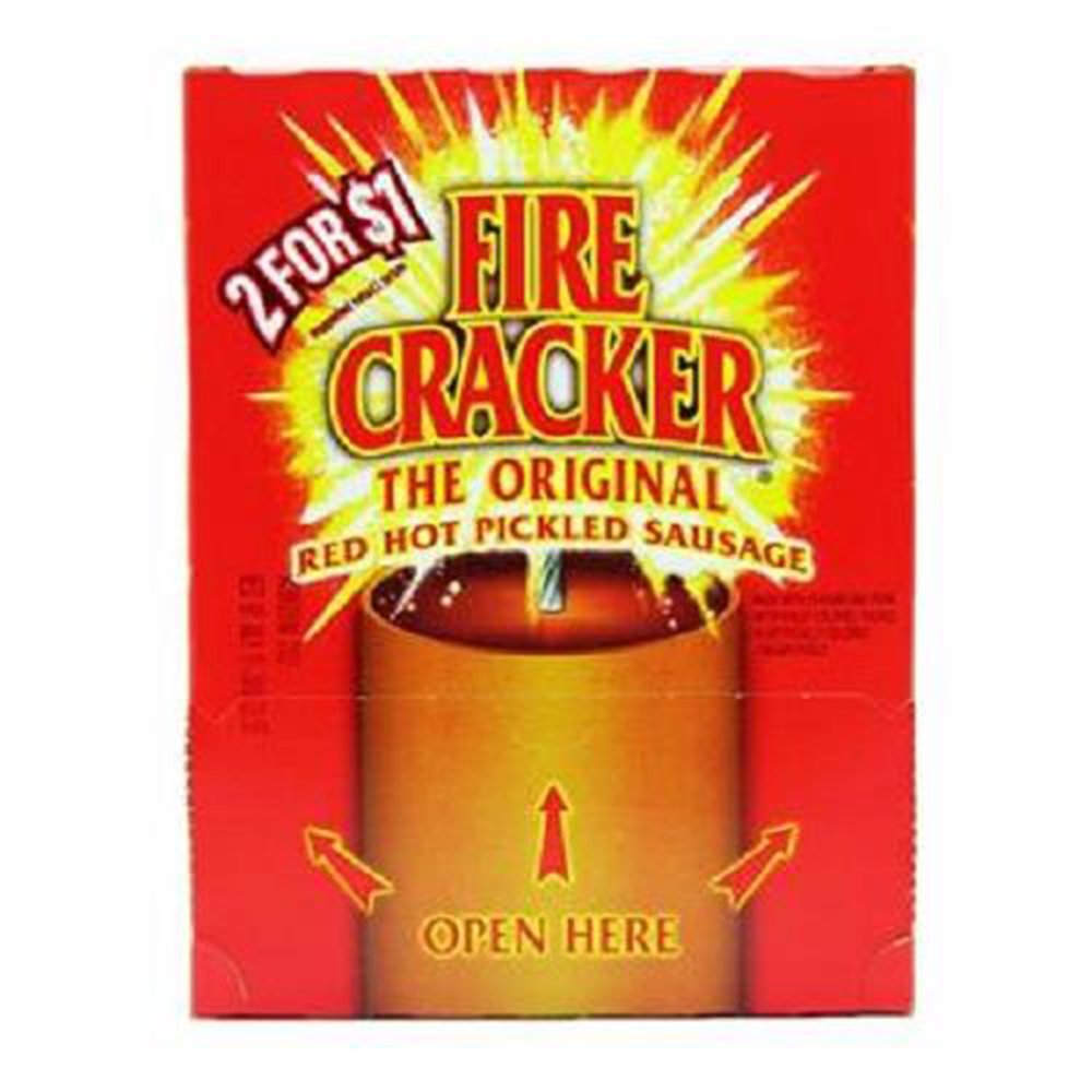 Product Of Fire Cracker, Red Hot Pickled Sausage 2/1.00, Count 50 (0.