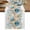 Blue Gray, variant on Beach Coastal Table Runner, Nautical Shell Starfish Coral Summer Washable Cotton Linen Table Runners 36 Inches Long, Dresser Scarf Runner for Nightstand/End Tables/Round Tables 13''x36''