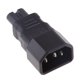 thumbnail image 4 of Adaptador de corriente Sunnimix Convertidor de Enchufe Moldeado IEC C14 a C7 cable de extensión de energía, 4 of 7