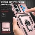 thumbnail image 4 of HCTian for Motorola Moto G Power 5G 2024 Case with Slide Camera Cover HD Screen Protector [Military Grade Drop Tested] Magnetic Ring Holder Kickstand Protective Phone Case for Moto G Power 5G 2024, 4 of 9