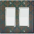 thumbnail image 1 of Metal Light Switch Plate Outlet Cover French Victorian Wallpaper WAL002, 1 of 13