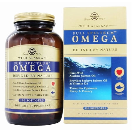 Solgar Wild Alaskan Full Spectrum Omega 120 Softgels