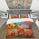 thumbnail image 2 of Designart 'Blossomg Red Poppy Fieldsunder A Blue Sky' Funda Nórdica Tradicional, 2 of 5