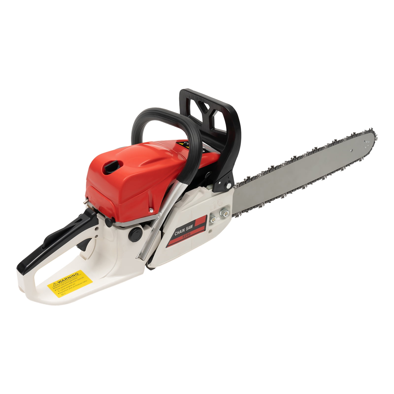 YIYIBYUS 52CC 20 Inch Gas Chainsaws, 2-Stroke Cordless Petrol Gasoline Chain Saw Handheld Logging Saw Arboriculture Cutting Machine for Farm, Garden and Ranch
