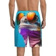 thumbnail image 4 of Lsque Lizard With Sunglasses Colorful Mens Sleep Pajama Shorts,Short Pajama Pants, Cotton Ultra-Soft Knit-X-Large, 4 of 9