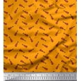 thumbnail image 1 of Soimoi Modal Satin Fabric Guitar Musical Instrument Print Sewing Fabric Yard 42 Inch Wide, 1 of 3