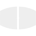 thumbnail image 4 of 40"W x 26 5/8"H x 1"ID x 21 1/2"C x 1"P Kailey Architectural Grade PVC Contemporary Ceiling Medallion, Two Piece, 4 of 11