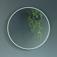thumbnail image 3 of Catton Round Mirror - 24" Diameter White White, 3 of 5