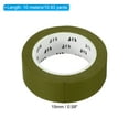 thumbnail image 2 of Uxcell Holographic Washi Tape 0.59 Inch x 10.93 Yards, 2 Roll Self Adhesive Masking Sticker, Dark Green, 2 of 6
