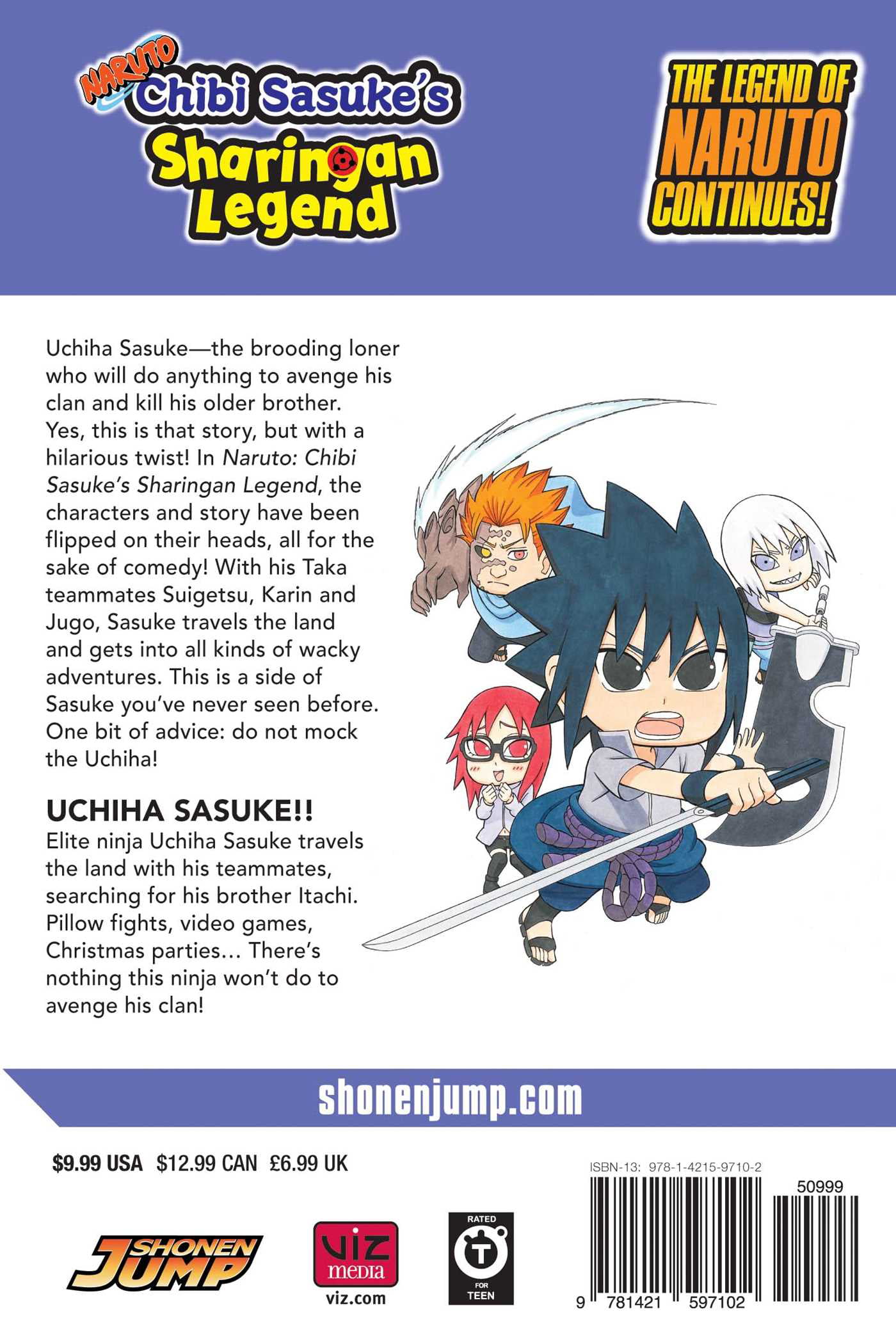 Naruto Chibi Sasukes Sharingan Legend Vol 1