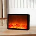 thumbnail image 1 of ziyahi Portable LED Fireplace Lantern Flamless Log Fire Effect Lamp for Home Garden Rectangle, 1 of 7