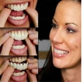 thumbnail image 5 of Swhyv, un par de dentaduras postizas superiores e inferiores de alta calidad, sonrisa instantánea, ajuste cómodo, dientes cosméticos flexibles, dentadura postiza, chapa cosmética superior Hy, 5 of 5