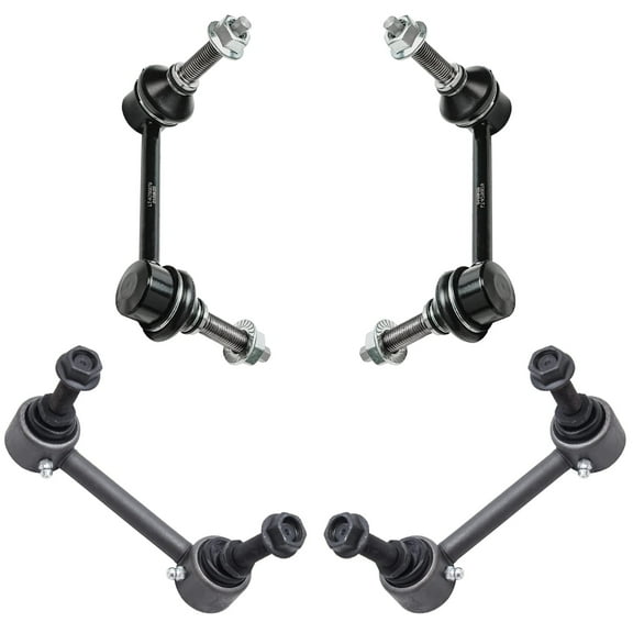 Detroit Axle - 4pc Sway Bars for Jeep 2011-2015 Grand Cherokee 2011-2015 2018 Dodge Durango, 4 Front & Rear Stabilizer Sway Bar Links 2012 2013 2014 Replacement