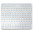 thumbnail image 1 of Wave Mouse Pad, Nautical Hand Drawn Abstract Chevron Pattern Simple Stream Motif Depiction, Rectangle Non-Slip Rubber Mousepad, Sea Blue Multicolor, by Ambesonne, 1 of 2