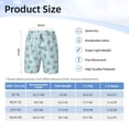 thumbnail image 4 of Cauagu Sea Turtle Print Swim Trunks for Men,Youth Boys Swim Shorts Compression Liner Beach Shorts Boys' Swimming Shorts 7-20 Years Bathing Suit-Small, 4 of 7