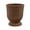 Brown, variant on 12 Inch Brown Woven Resin Planter，Woven Stylish Planter  Easter Decor Outdoor Indoor Wicker Style Flower Pot Classic Garden Pedestal Container for Spring Porch Entrance Display