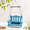 Blue, variant on Infidev Swing Wild Bird Feeder Stand for Outside, Metal Mesh Bottom, Wood Bench Shaped Bird Feeders for Outside Hanging, Swing Chair Bird Feeder for Garden Yard Patio，Porch Decoration