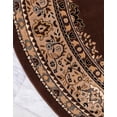 thumbnail image 6 of Rugs.com Amaya Collection Rug – 8 Ft Round Brown Medium Rug Perfect For Kitchens, Dining Rooms, 6 of 9