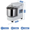 thumbnail image 7 of 10.5Qt Commercial Food Mixer,650W Touch Screen Dough Mixer Machine with Timer,Security Shield for Restaurant Bakery, 7 of 7