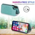 thumbnail image 2 of Funda para iPhone Xs Max con tarjetero de piel sintética con estampado de flores de datura, 2 of 5
