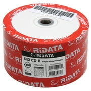 RiDATA 52X CD-R Support vierge imprimable jet d'encre blanc - 50 broches - 701715RDA0132