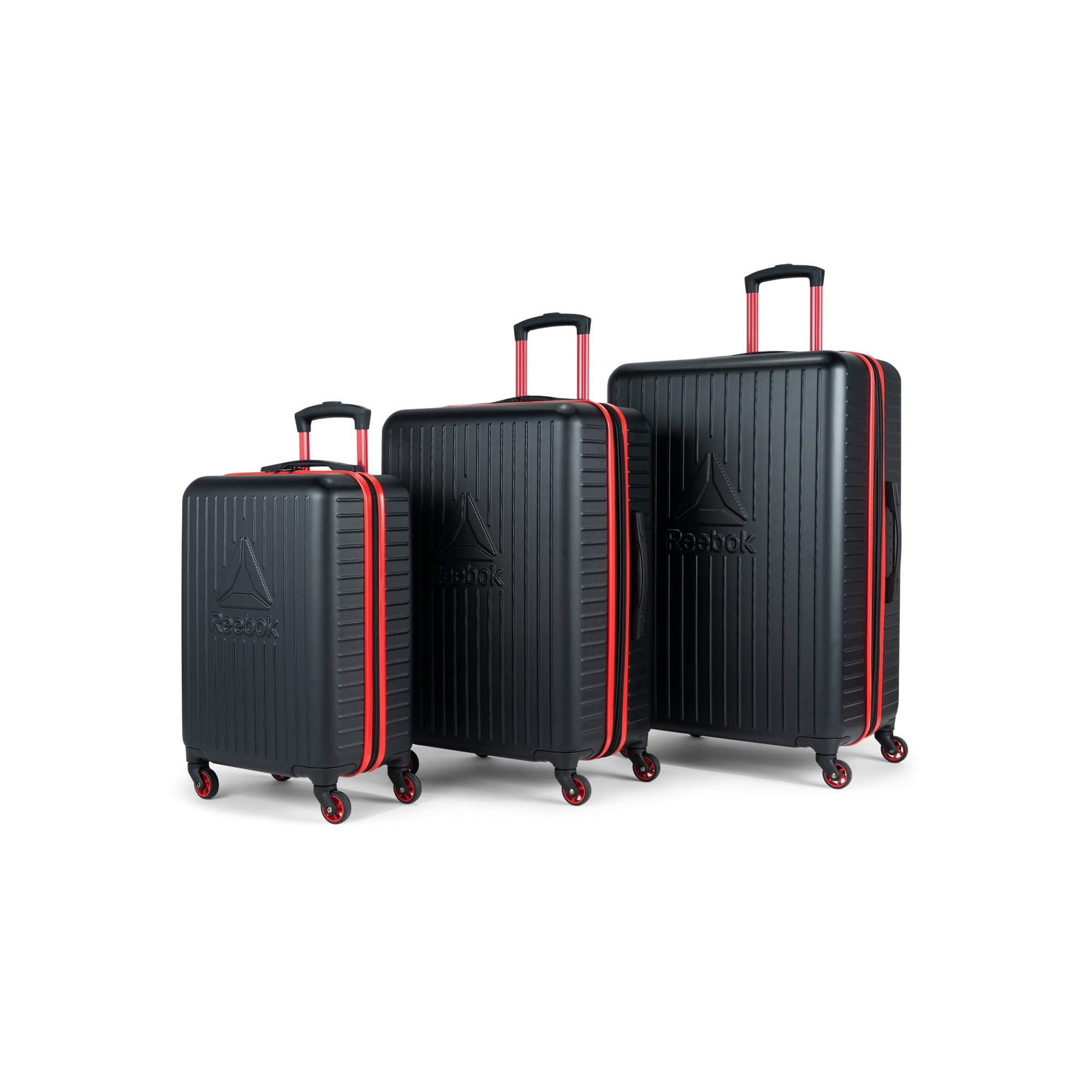 Reebok- Hoop Collection - 3 piece hardside set luggage nested - ABS ...