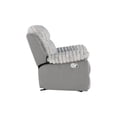 thumbnail image 2 of U6028 Gray Extra Soft and Padded Glider Recliner, 2 of 3