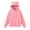 Pink, variant on Women's Hoodie Cat Ear Print Cute Tops Blouse Long Sleeve Fall Winter Trendy Pullover Sweatshirts with Pocket