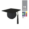 thumbnail image 2 of Class Act Graduation Adult Unisex Matte Graduation Cap with Matching Bling Charm Tassel, Maroon, 2 of 9