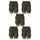 thumbnail image 2 of Minnieouse Pantalones Cargo para mujer, pantalones cortos con bolsillos, cintura holgada, pantalones de verano, pantalones de playa transpirables Type2 NO2, 2 of 6
