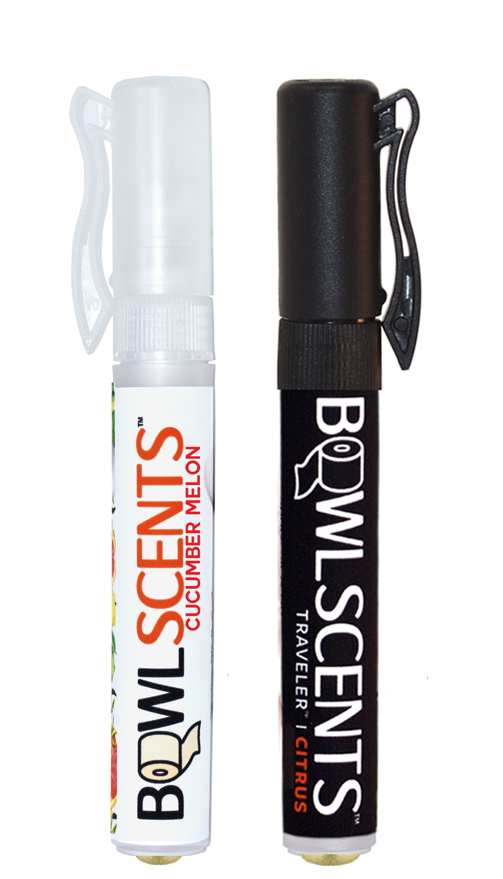 Bowl Scents PrePoop Spray Citrus and Cucumber Melon Travelers