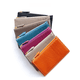 thumbnail image 3 of Bolso para tarjetas de estilo japonés, sencillo y moderno, estilo coreano, para mujer, de piel de vaca de capa superior, monedero con cremallera de cuero suave, 3 of 6